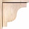 Ekena Millwork Newport Smooth Corbel w/Backplate, Douglas Fir, 5 1/2"W x 14"D x 14"H COR06X14X14NEW01SDF - alternate 3